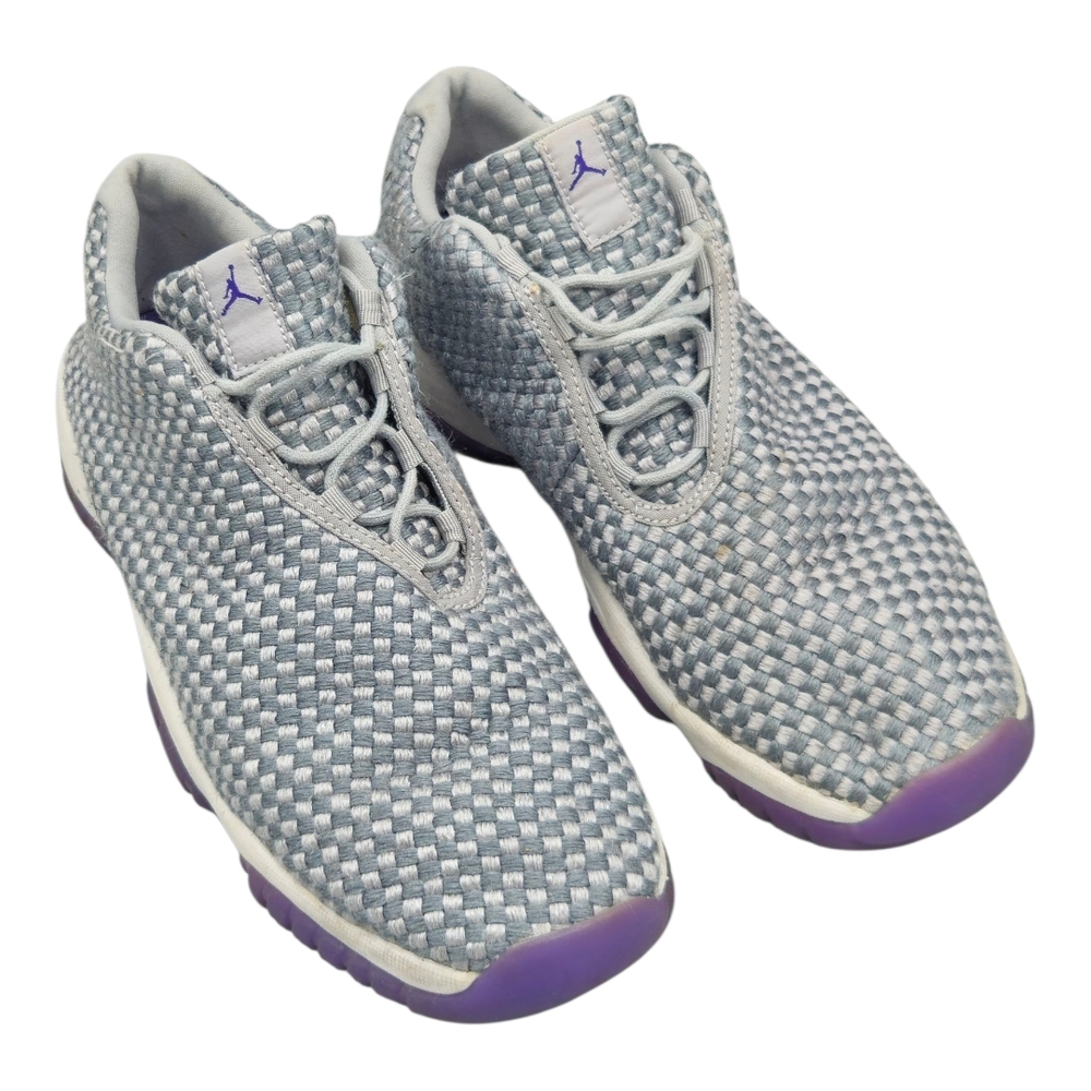 Jordan Women's Woven Sneakers - Gray and Purple